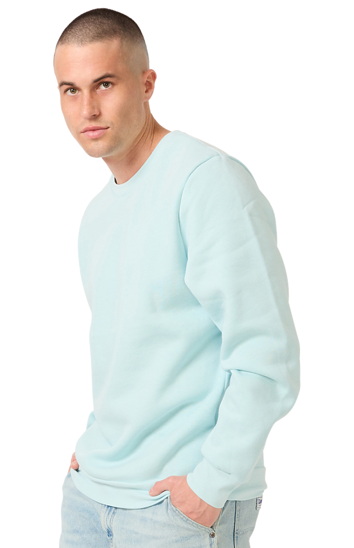 Royal Apparel 3159 Unisex Fashion Fleece Crew Sweatshirt - Heather Breeze