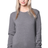 Royal Apparel 3159 Unisex Fashion Fleece Crew Sweatshirt - Heather Charcoal