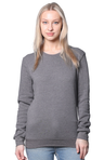 Royal Apparel 3159 Unisex Fashion Fleece Crew Sweatshirt - Heather Charcoal