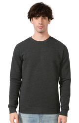 Royal Apparel 3159 Unisex Fashion Fleece Crew Sweatshirt - Heather Dark Grey