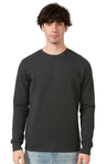 Royal Apparel 3159 Unisex Fashion Fleece Crew Sweatshirt - Heather Dark Grey