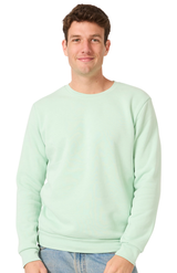 Royal Apparel 3159 Unisex Fashion Fleece Crew Sweatshirt - Heather Pistachio