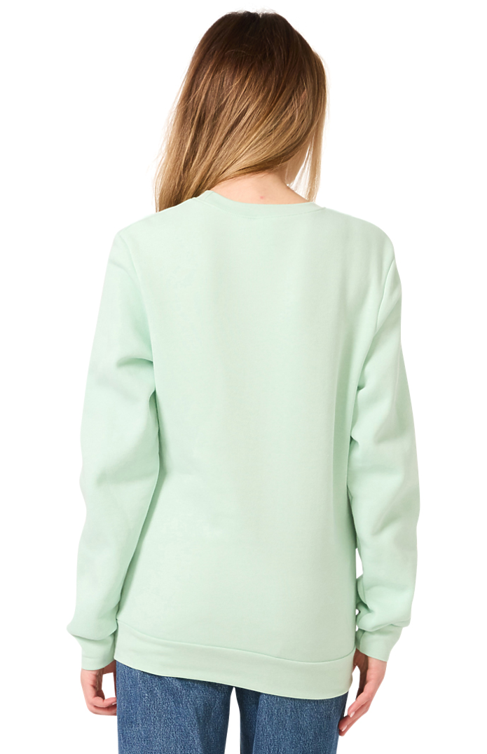 Royal Apparel 3159 Unisex Fashion Fleece Crew Sweatshirt - Heather Pistachio