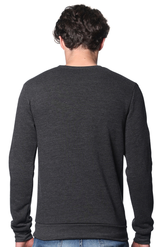Royal Apparel 3159 Unisex Fashion Fleece Crew Sweatshirt - Heather Smoke