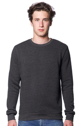 Royal Apparel 3159 Unisex Fashion Fleece Crew Sweatshirt - Heather Smoke