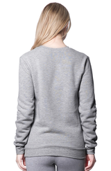 Royal Apparel 3159 Unisex Fashion Fleece Crew Sweatshirt - Heather Grey