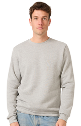 Royal Apparel 3159 Unisex Fashion Fleece Crew Sweatshirt - Heather Grey