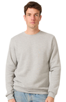 Royal Apparel 3159 Unisex Fashion Fleece Crew Sweatshirt - Heather Grey