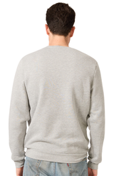 Royal Apparel 3159 Unisex Fashion Fleece Crew Sweatshirt - Heather Grey