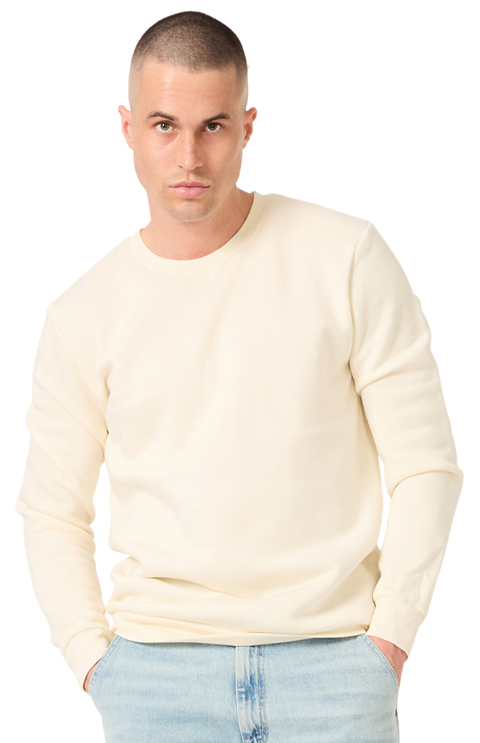 Royal Apparel 3159 Unisex Fashion Fleece Crew Sweatshirt - Natural