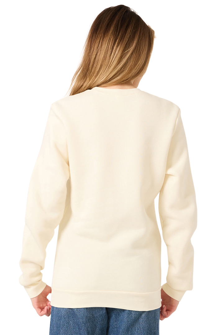 Royal Apparel 3159 Unisex Fashion Fleece Crew Sweatshirt - Natural