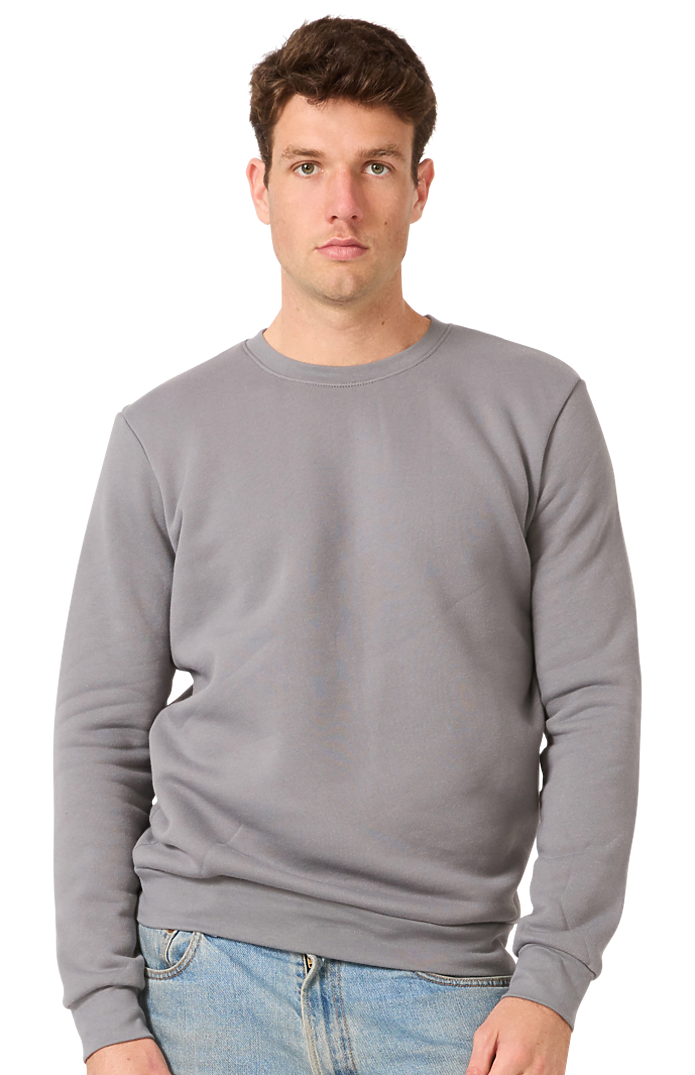 Royal Apparel 3159 Unisex Fashion Fleece Crew Sweatshirt - Nickel