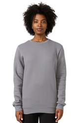 Royal Apparel 3159 Unisex Fashion Fleece Crew Sweatshirt - Nickel