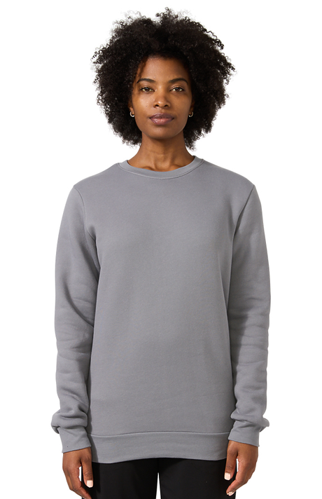 Royal Apparel 3159 Unisex Fashion Fleece Crew Sweatshirt - Nickel