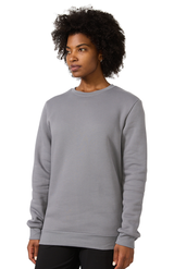 Royal Apparel 3159 Unisex Fashion Fleece Crew Sweatshirt - Nickel