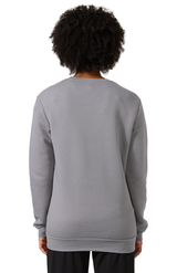 Royal Apparel 3159 Unisex Fashion Fleece Crew Sweatshirt - Nickel
