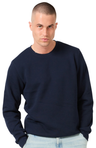 Royal Apparel 3159 Unisex Fashion Fleece Crew Sweatshirt - Navy