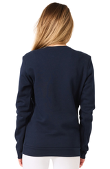 Royal Apparel 3159 Unisex Fashion Fleece Crew Sweatshirt - Navy