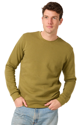 Royal Apparel 3159 Unisex Fashion Fleece Crew Sweatshirt - Olive Drab