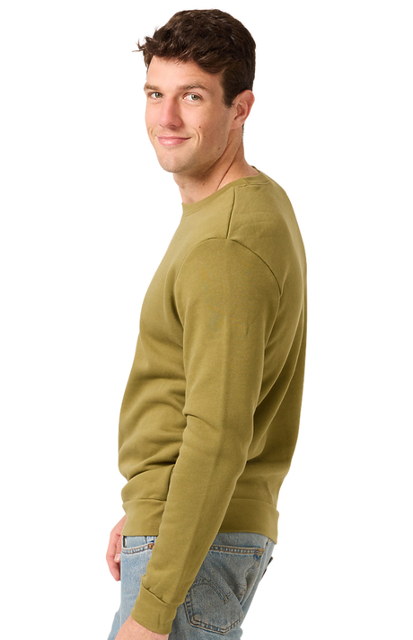 Royal Apparel 3159 Unisex Fashion Fleece Crew Sweatshirt - Olive Drab