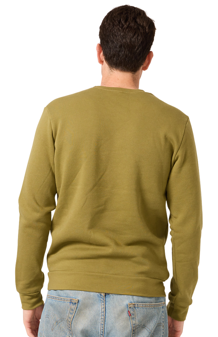 Royal Apparel 3159 Unisex Fashion Fleece Crew Sweatshirt - Olive Drab