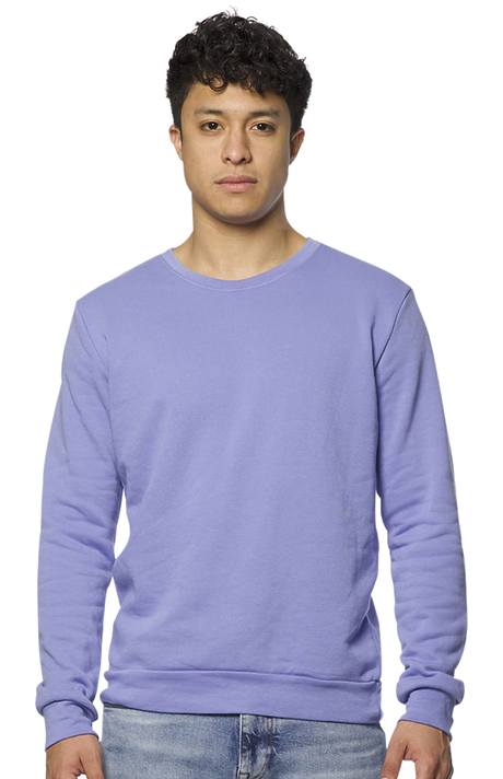 Royal Apparel 3159 Unisex Fashion Fleece Crew Sweatshirt - Periwinkle