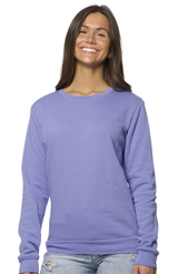 Royal Apparel 3159 Unisex Fashion Fleece Crew Sweatshirt - Periwinkle