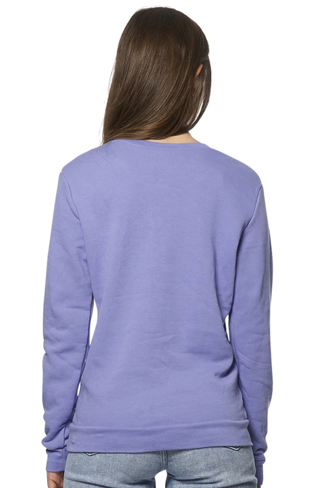 Royal Apparel 3159 Unisex Fashion Fleece Crew Sweatshirt - Periwinkle