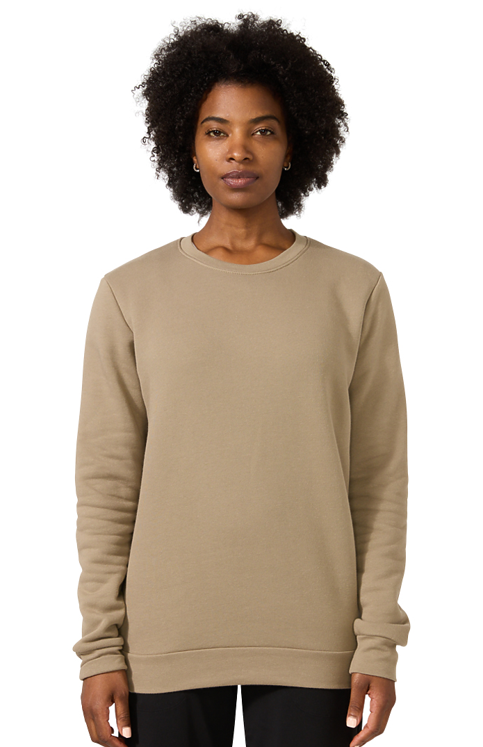 Royal Apparel 3159 Unisex Fashion Fleece Crew Sweatshirt - Walnut