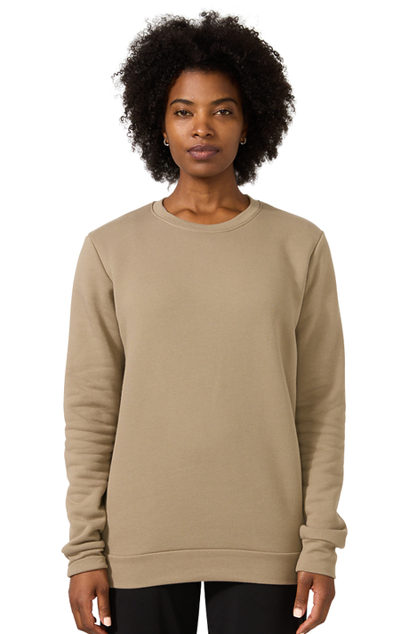 Royal Apparel 3159 Unisex Fashion Fleece Crew Sweatshirt - Walnut