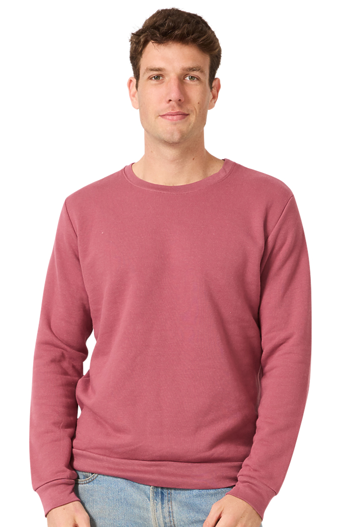 Royal Apparel 3159 Unisex Fashion Fleece Crew Sweatshirt - Wine