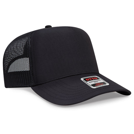 OTTO CAP® 5 Panel Mid Profile Mesh Back Trucker Hat OTTO 32-1