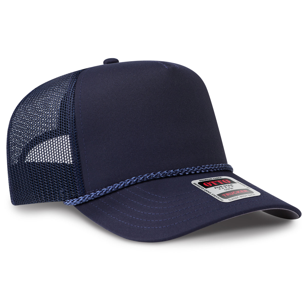 OTTO CAP® 5 Panel Mid Profile Mesh Back Trucker Hat OTTO 32-2
