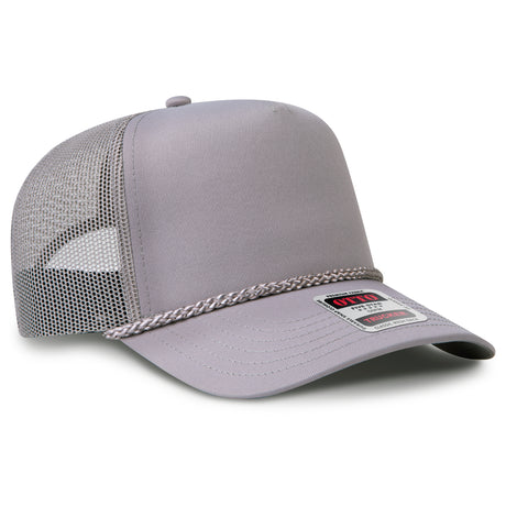 OTTO CAP® 5 Panel Mid Profile Mesh Back Trucker Hat OTTO 32-2