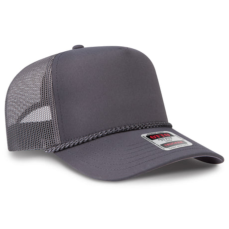 OTTO CAP® 5 Panel Mid Profile Mesh Back Trucker Hat OTTO 32-2
