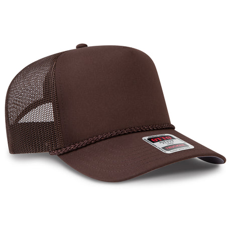 OTTO CAP® 5 Panel Mid Profile Mesh Back Trucker Hat OTTO 32-2