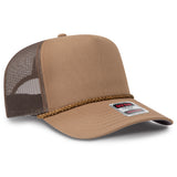 OTTO CAP® 5 Panel Mid Profile Mesh Back Trucker Hat OTTO 32-2