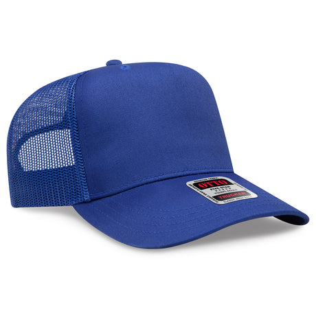 OTTO CAP 5 Panel Mid Profile Mesh Back Trucker Hat OTTO 32-285