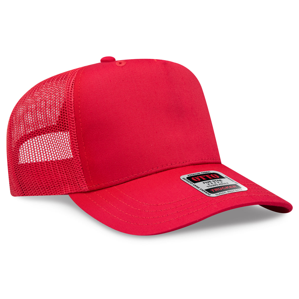 OTTO CAP® 5 Panel Mid Profile Mesh Back Trucker Hat OTTO 32-285