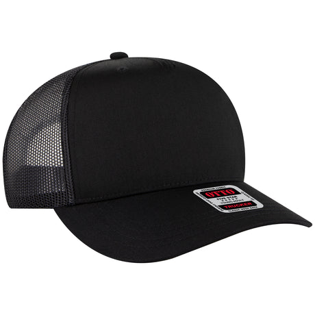 OTTO CAP 5 Panel Mid Profile Mesh Back Trucker Hat OTTO 32-285
