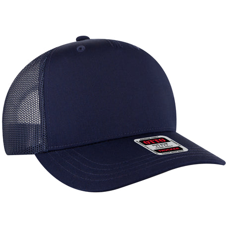 OTTO CAP 5 Panel Mid Profile Mesh Back Trucker Hat OTTO 32-285