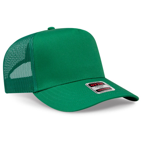OTTO CAP 5 Panel Mid Profile Mesh Back Trucker Hat OTTO 32-285