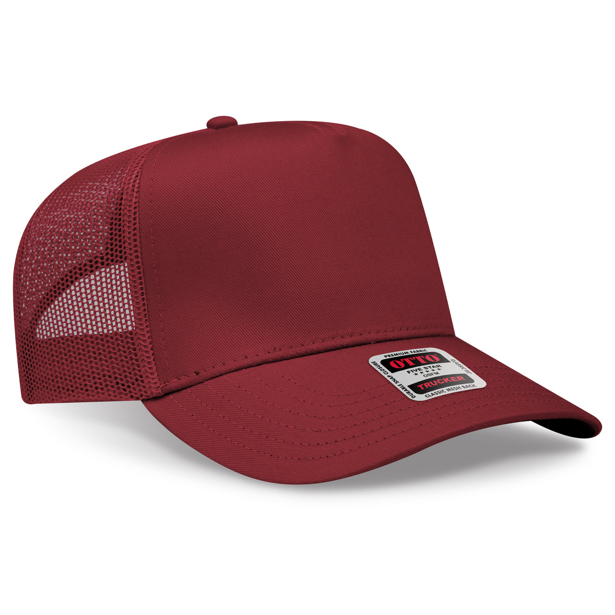 OTTO CAP® 5 Panel Mid Profile Mesh Back Trucker Hat OTTO 32-285