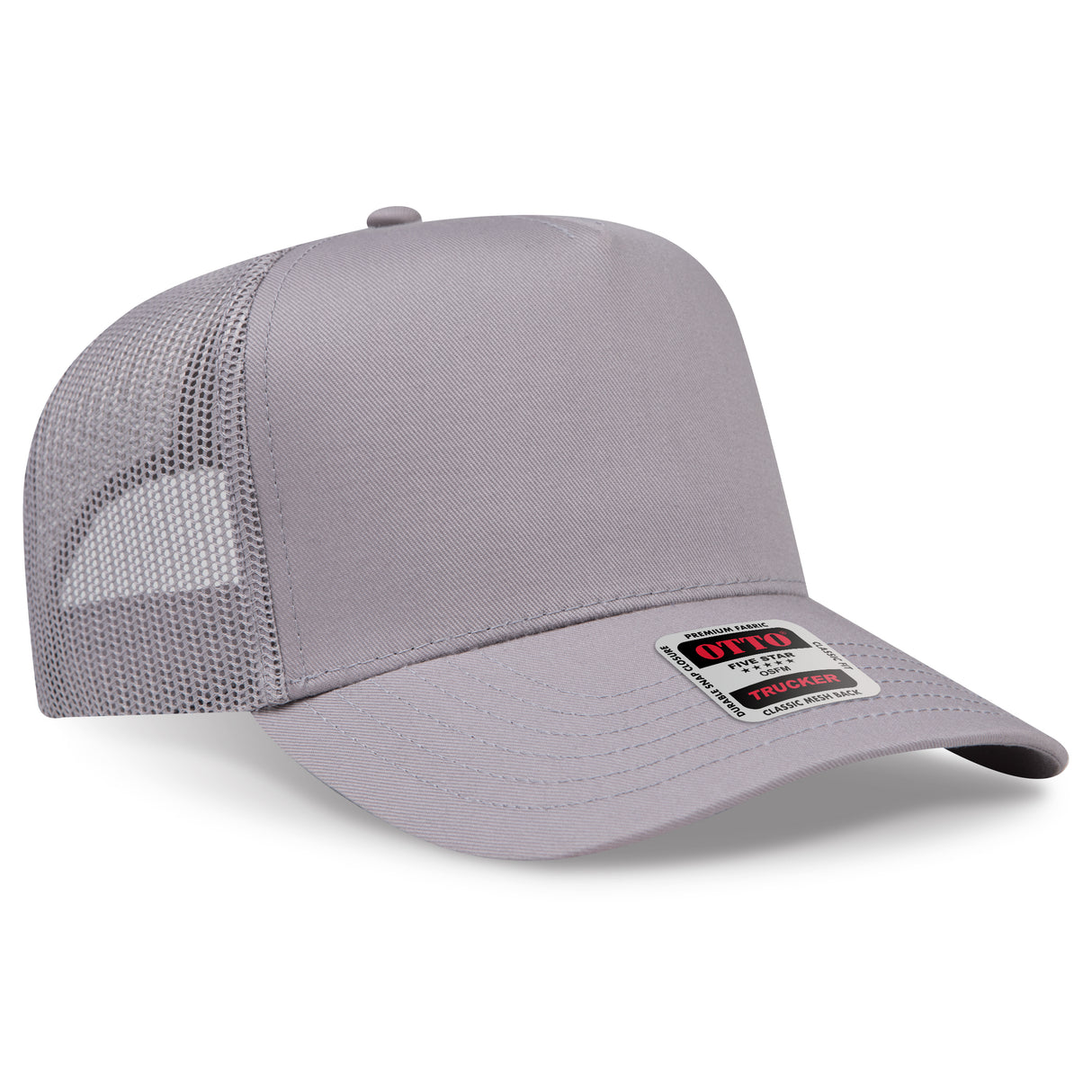 OTTO CAP 5 Panel Mid Profile Mesh Back Trucker Hat OTTO 32-285