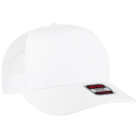 OTTO CAP 5 Panel Mid Profile Mesh Back Trucker Hat OTTO 32-285