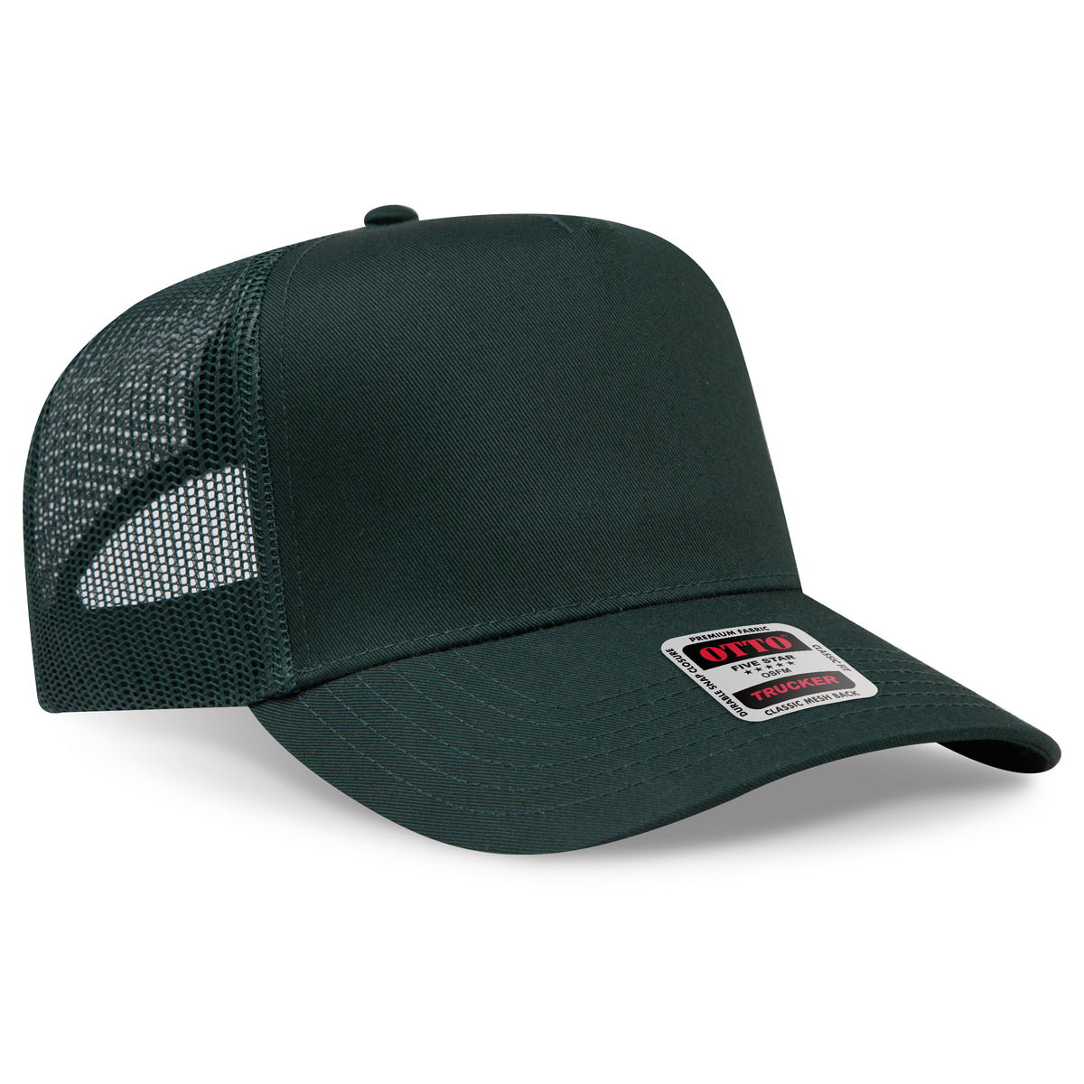 OTTO CAP® 5 Panel Mid Profile Mesh Back Trucker Hat OTTO 32-285