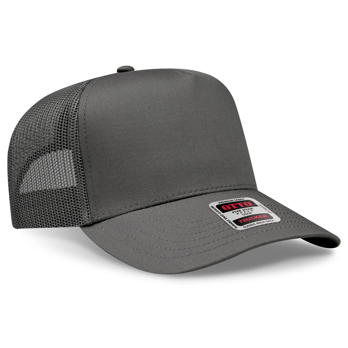 OTTO CAP® 5 Panel Mid Profile Mesh Back Trucker Hat OTTO 32-285