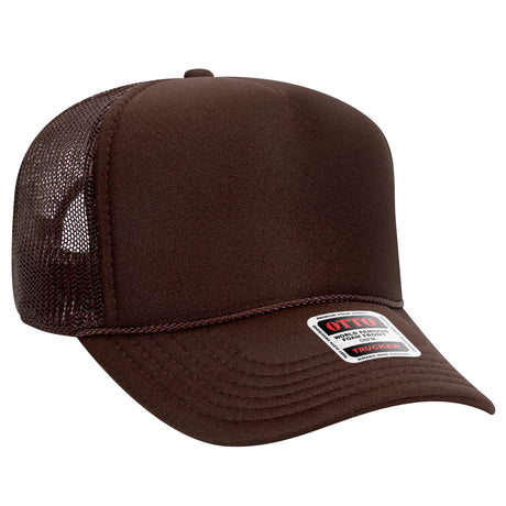 OTTO CAP® 5 Panel Mid Profile Mesh Back Trucker Hat OTTO 32-467