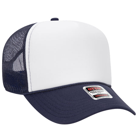 OTTO Cap 32-467 5-Panel Mid-Profile Foam Trucker Hat | Wholesale Foam Snapback