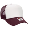 OTTO Cap 32-467 5-Panel Mid-Profile Foam Trucker Hat | Wholesale Foam Snapback